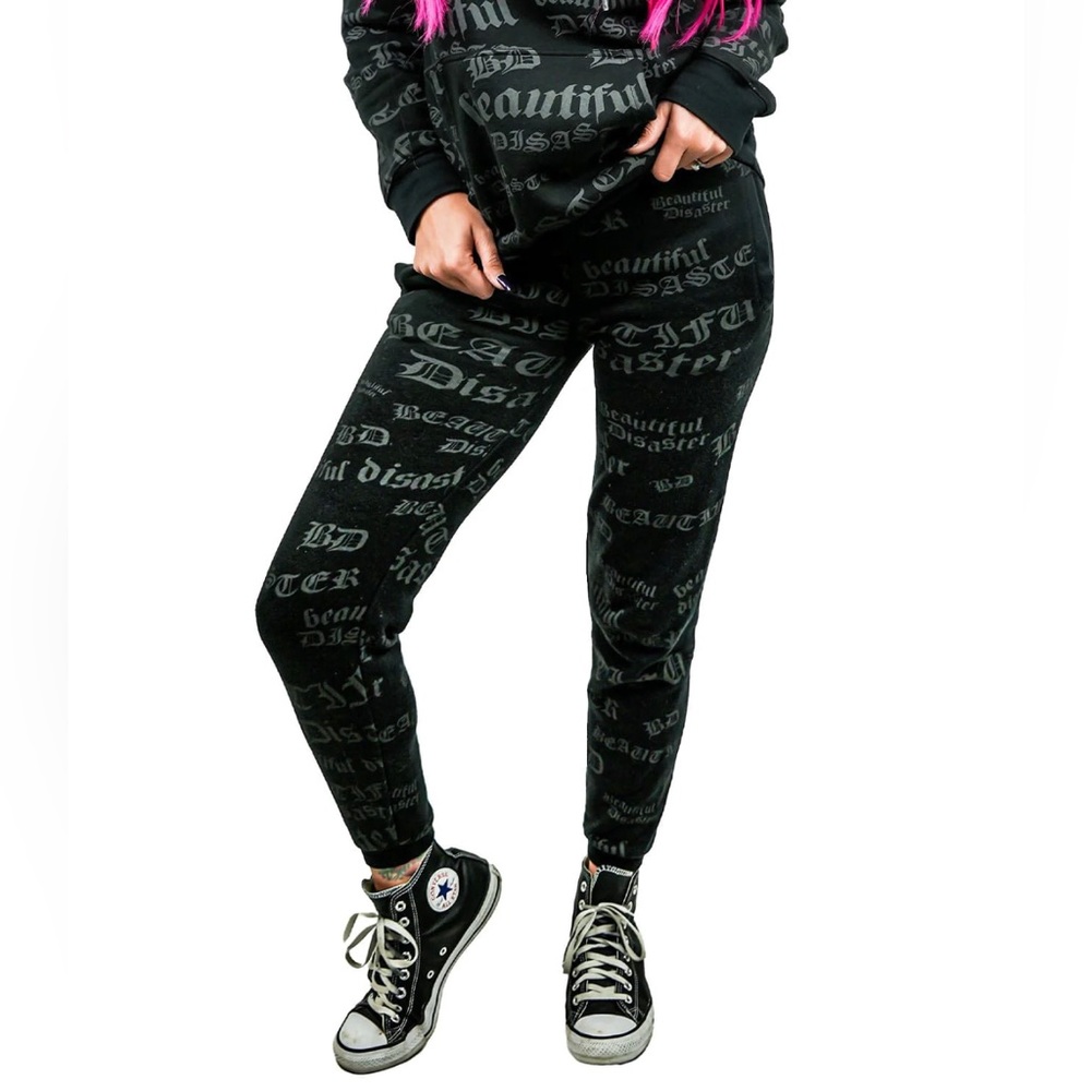 NEW Beautiful Disaster Identity sweatpants